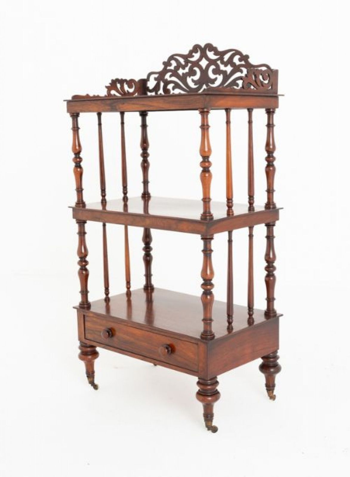 Victorian Whatnot Bookshelf Period Antique 1860 photo furniture