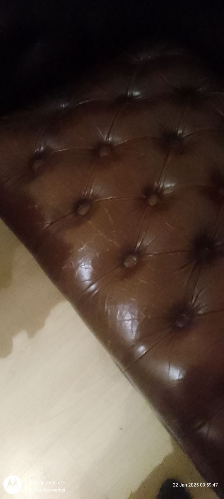 Vintage Chesterfield 2 Seat Sofa Mid 20th Century photo 360.0