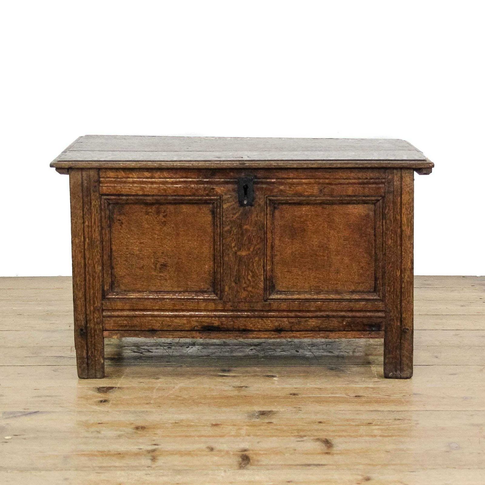 Antique 17th Century Small Oak Coffer | Antique Furniture | Antique Trunk | Antique Oak Storage | Antique Oak Blanket Box photo furniture