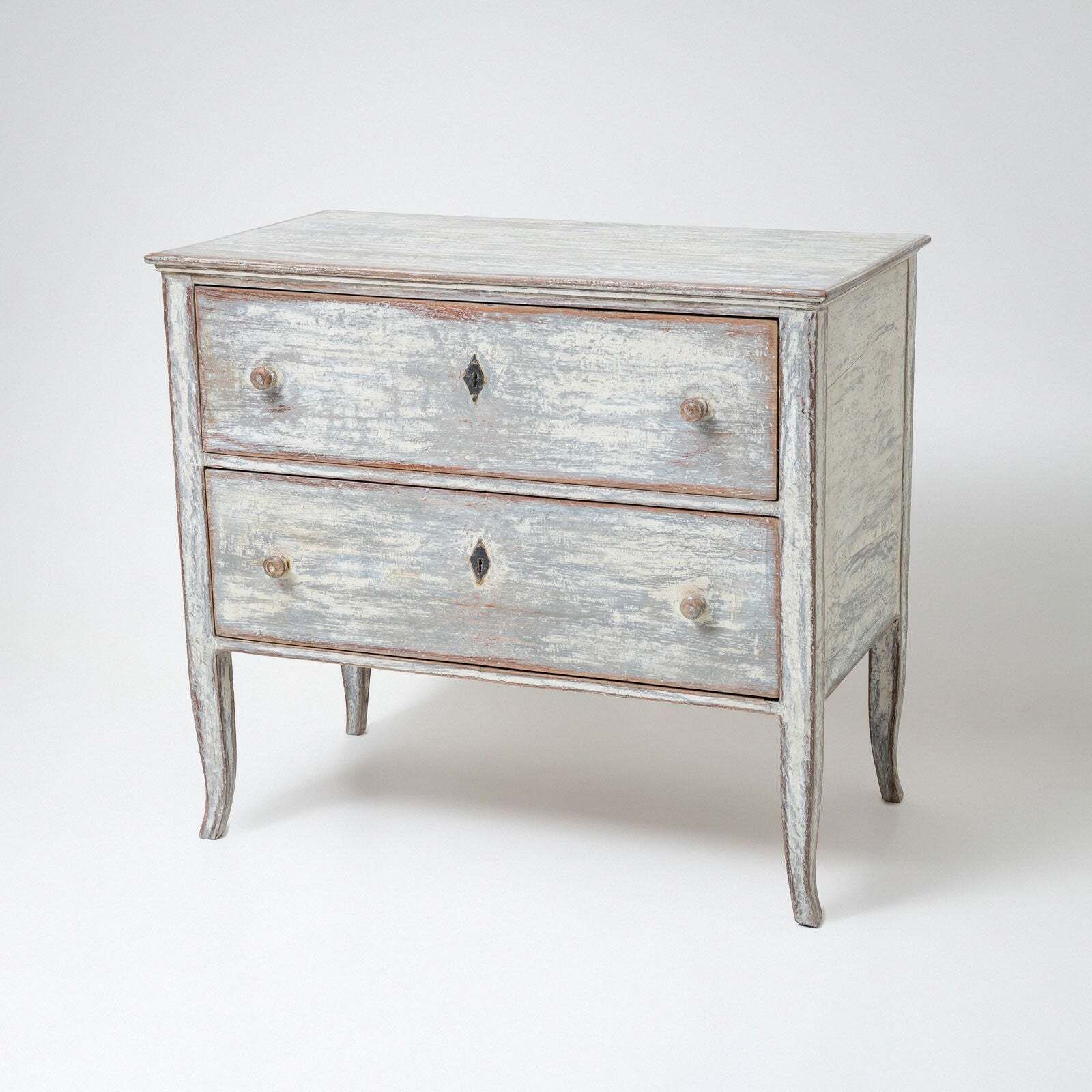 Small Grey Biedermeier Chest Of Drawers, 19th Century photo buy