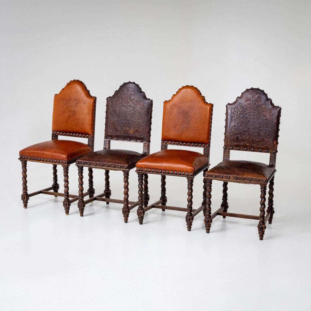 Historicist Dining Chairs, Germany, Late 19th Century photo Furniture