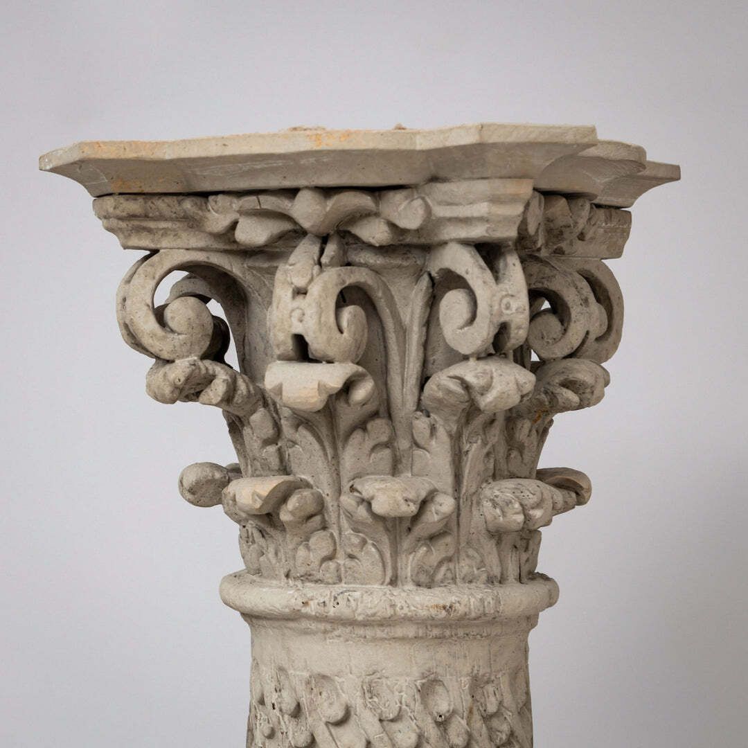 Historicist Wooden Column, 19th Century photo for sale