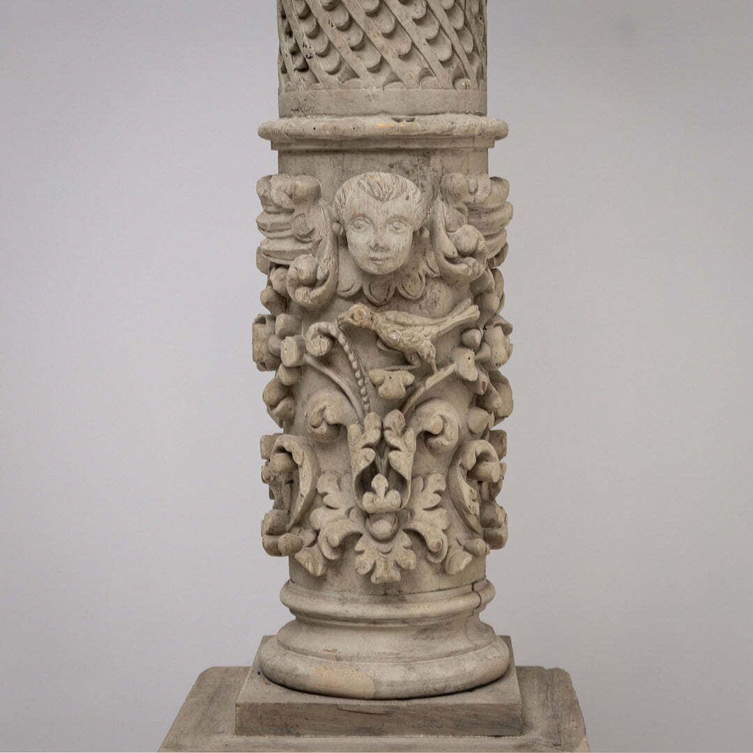 Historicist Wooden Column, 19th Century photo 1950.0