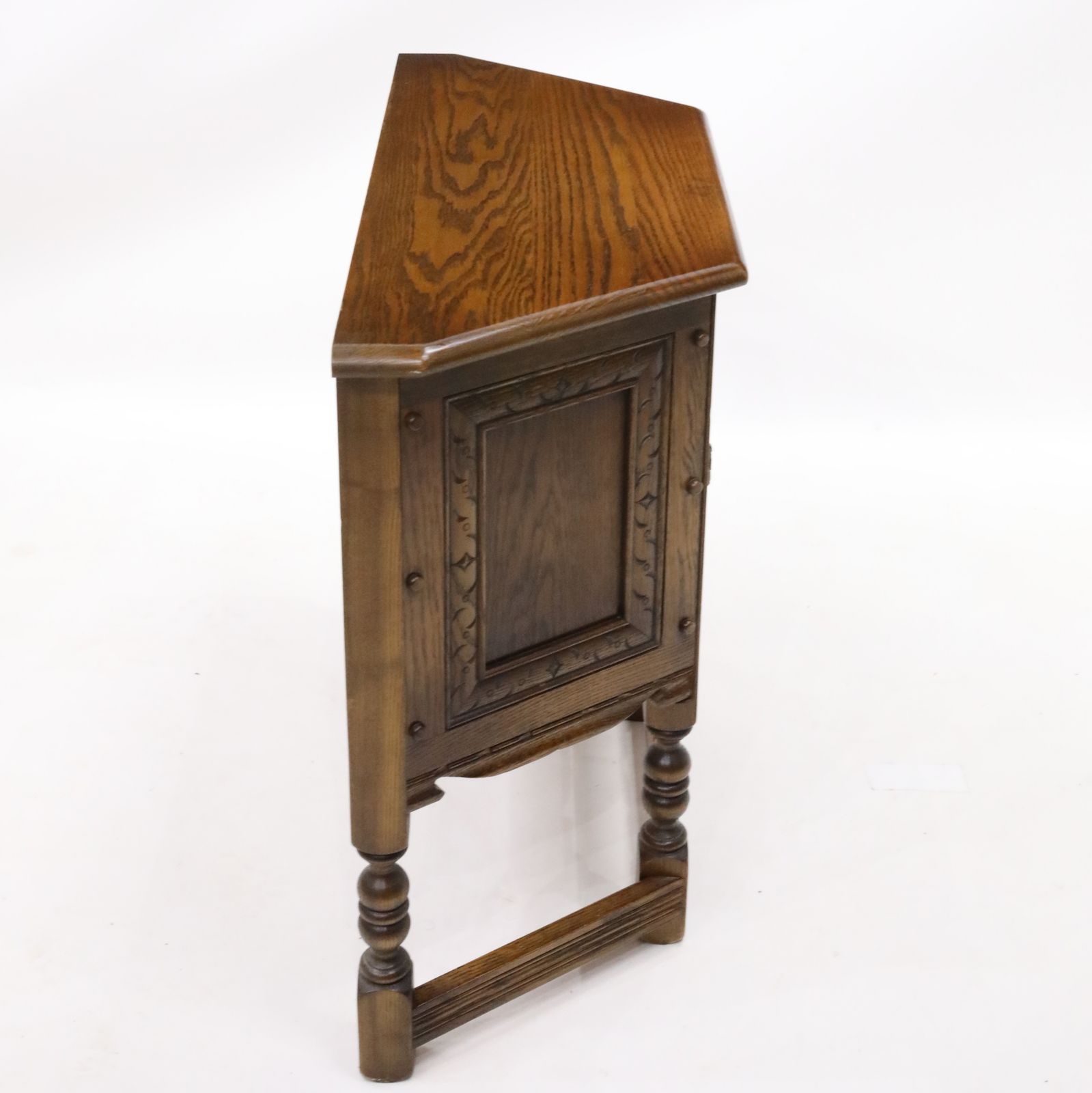 287.0 Old Charm Canted Table Light Oak Finish #1434 Free Uk Delivery* photo