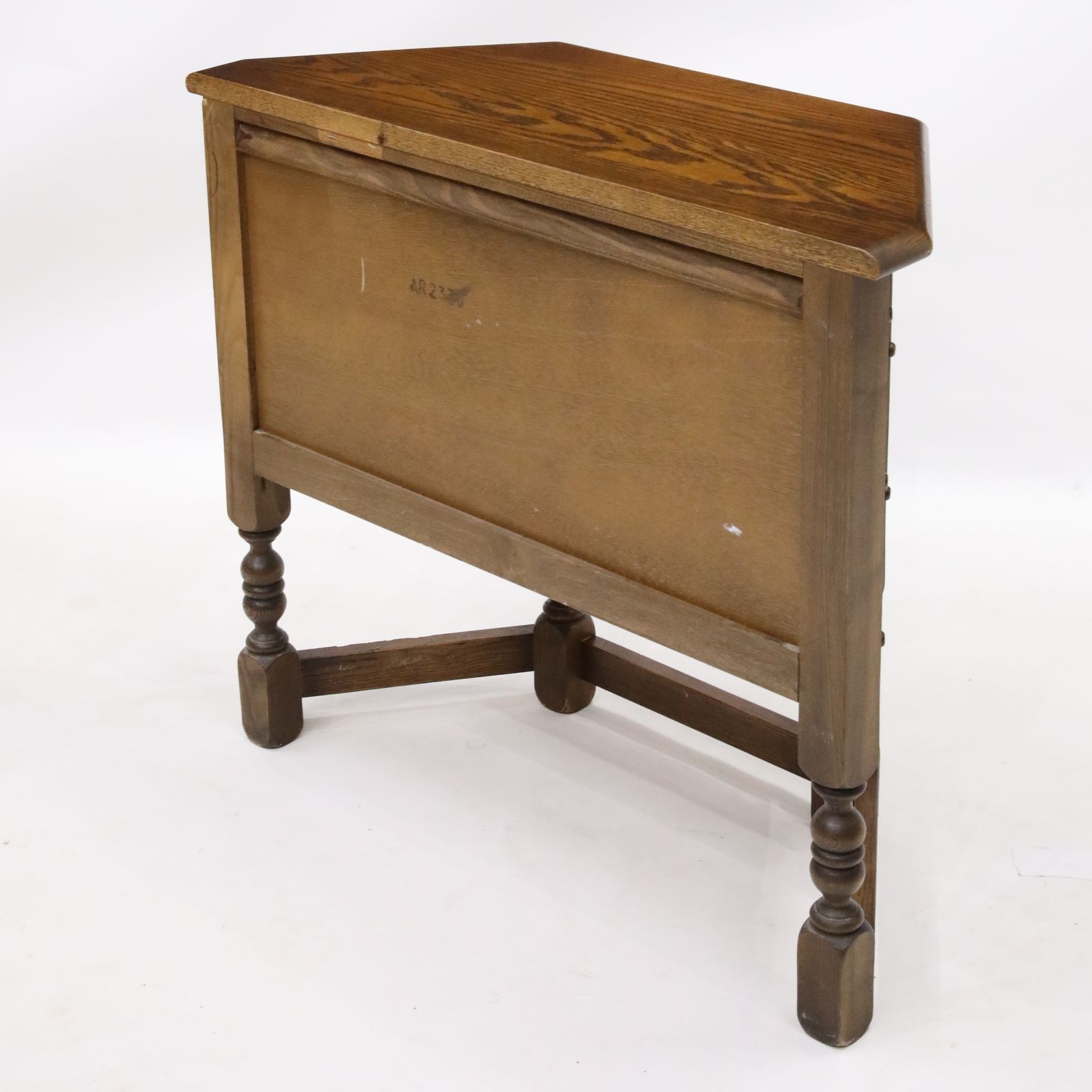 photo vintage Old Charm Canted Table Light Oak Finish #1434 Free Uk Delivery*