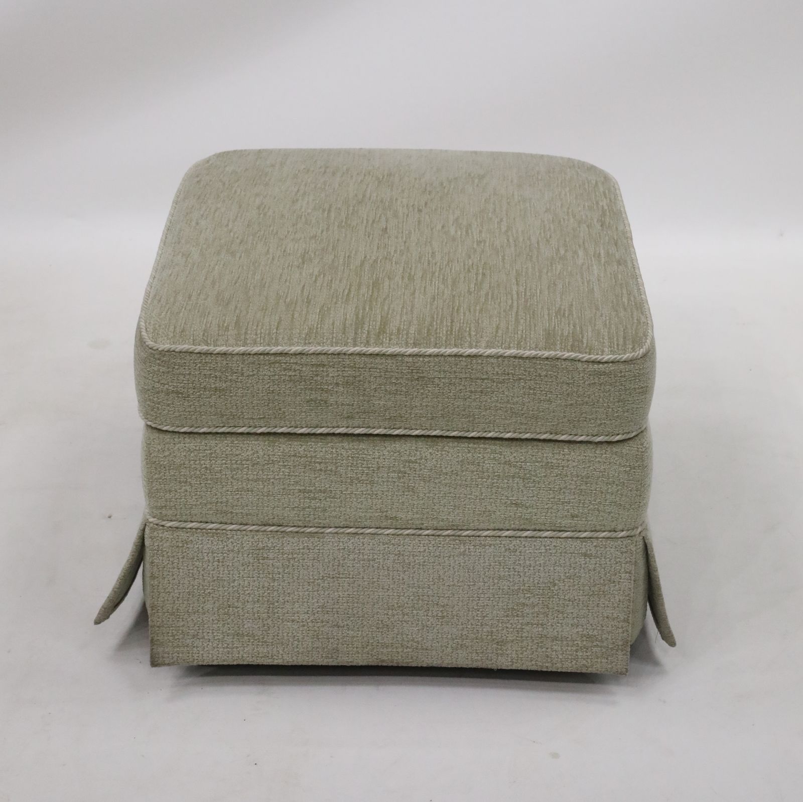 Ottoman By Vale Bridgecraft Light Green Fabric Vgc Free Uk Delivery* photo Furniture
