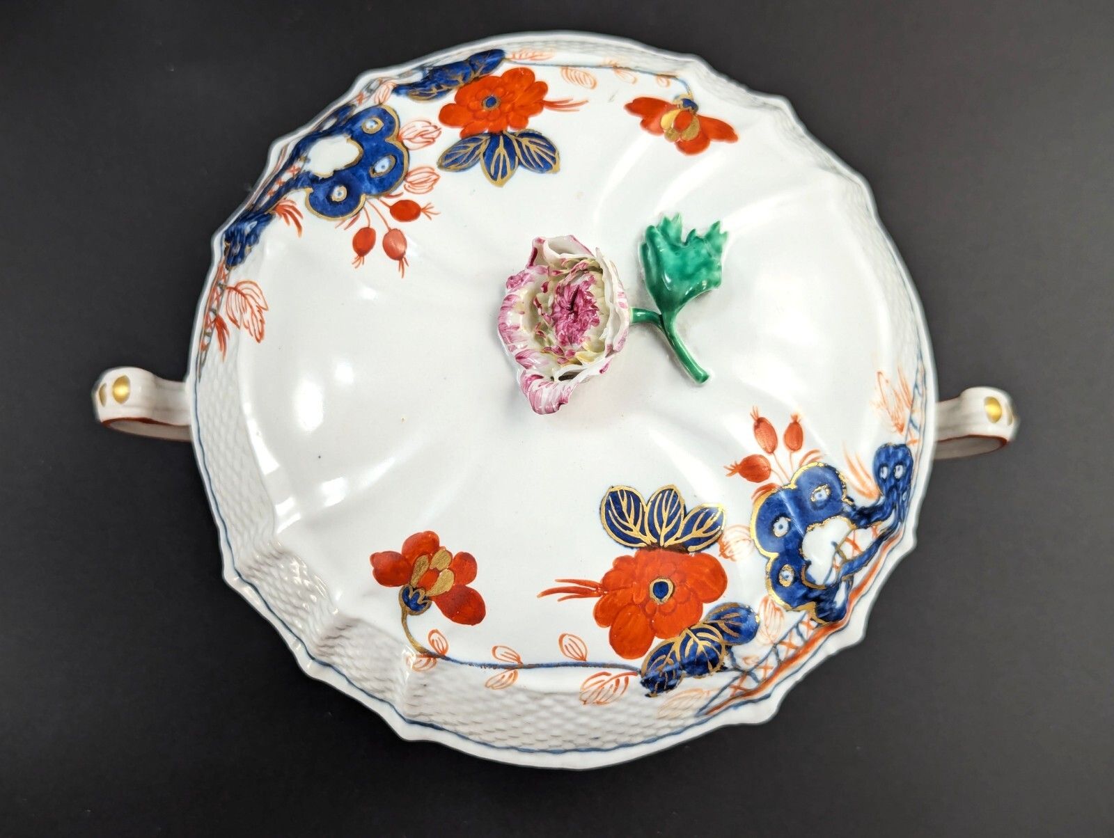 1600.0 Richard Ginori, Antique And Rare Porcelain Lidded Cup, Italy, C.1850 photo