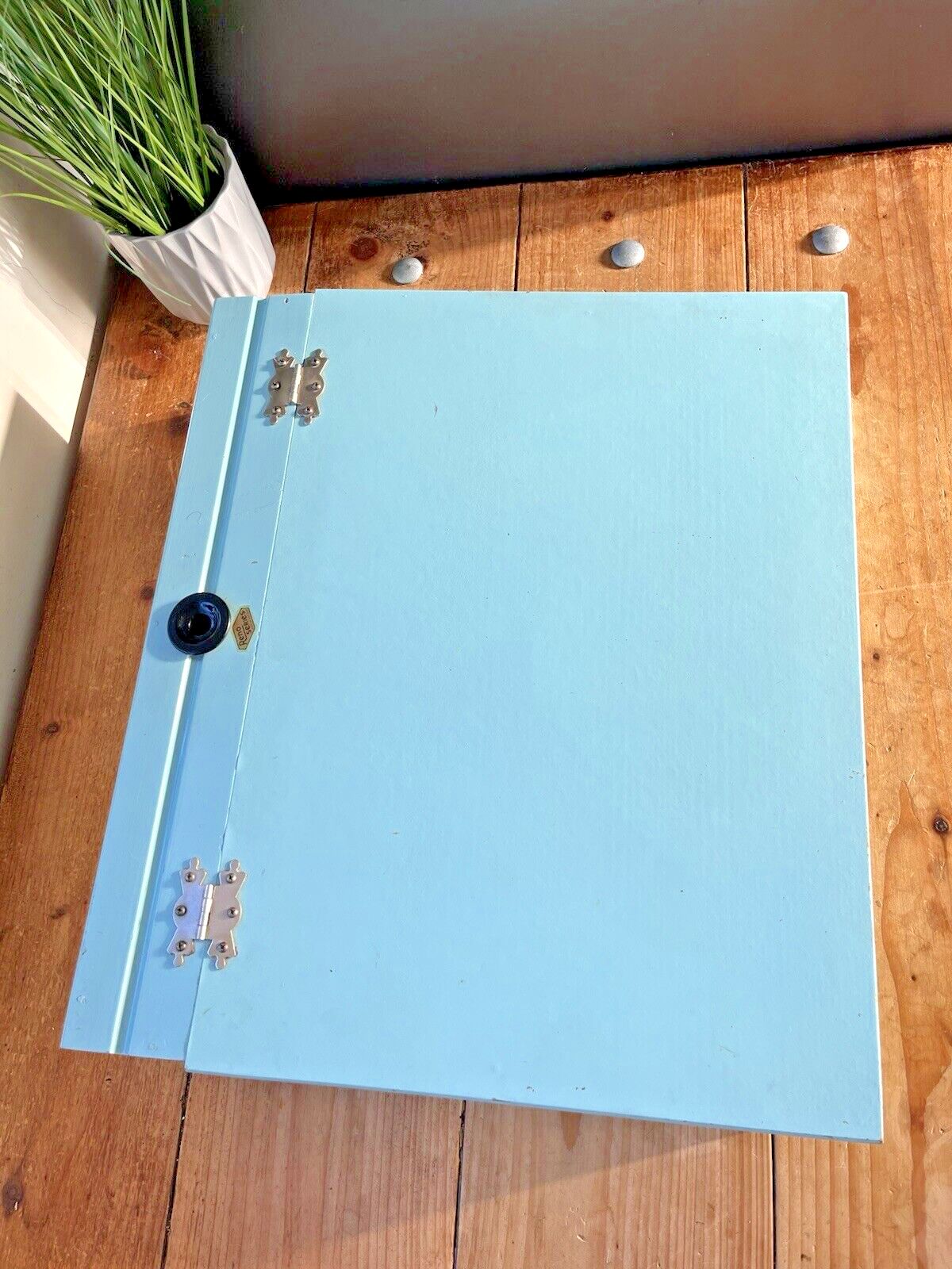 Mid Century 50's Wooden Reno Series Artist Storage Box Easel Writing Slope Paint photo 150.0