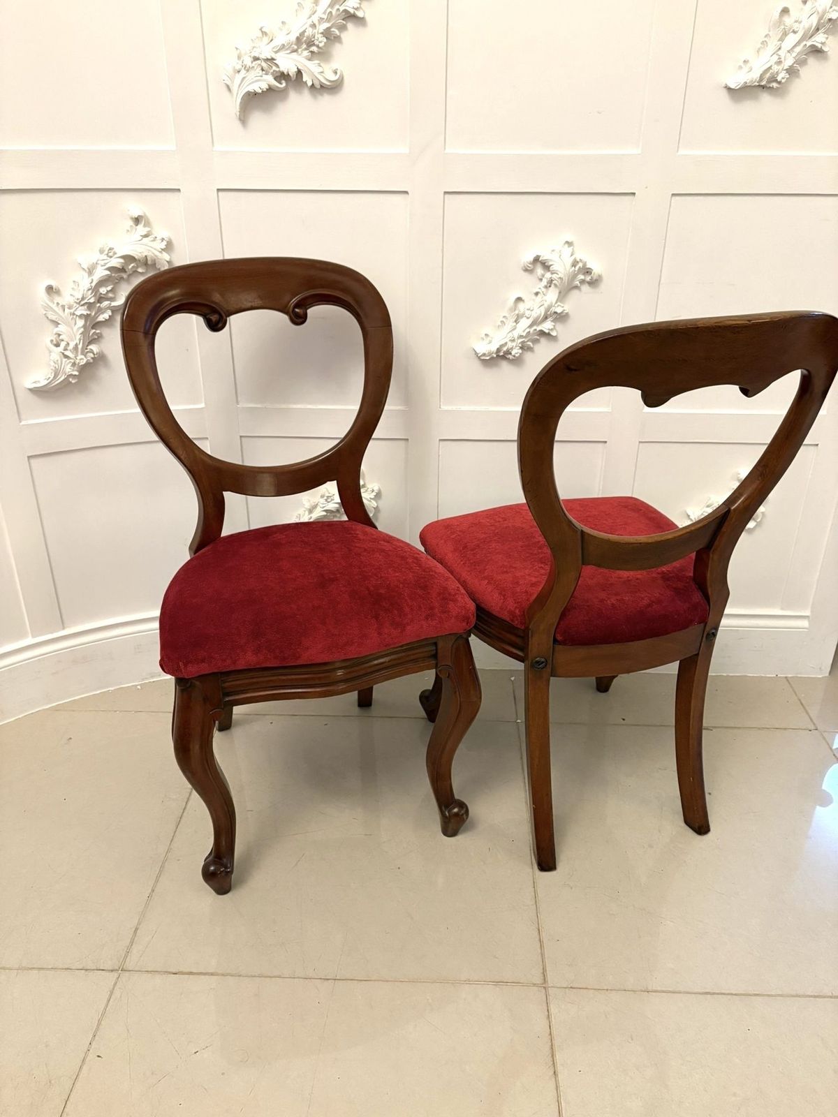 Superb Quality Set Of Six Antique 19th Century Mahogany Dining Chairs photo vinterior