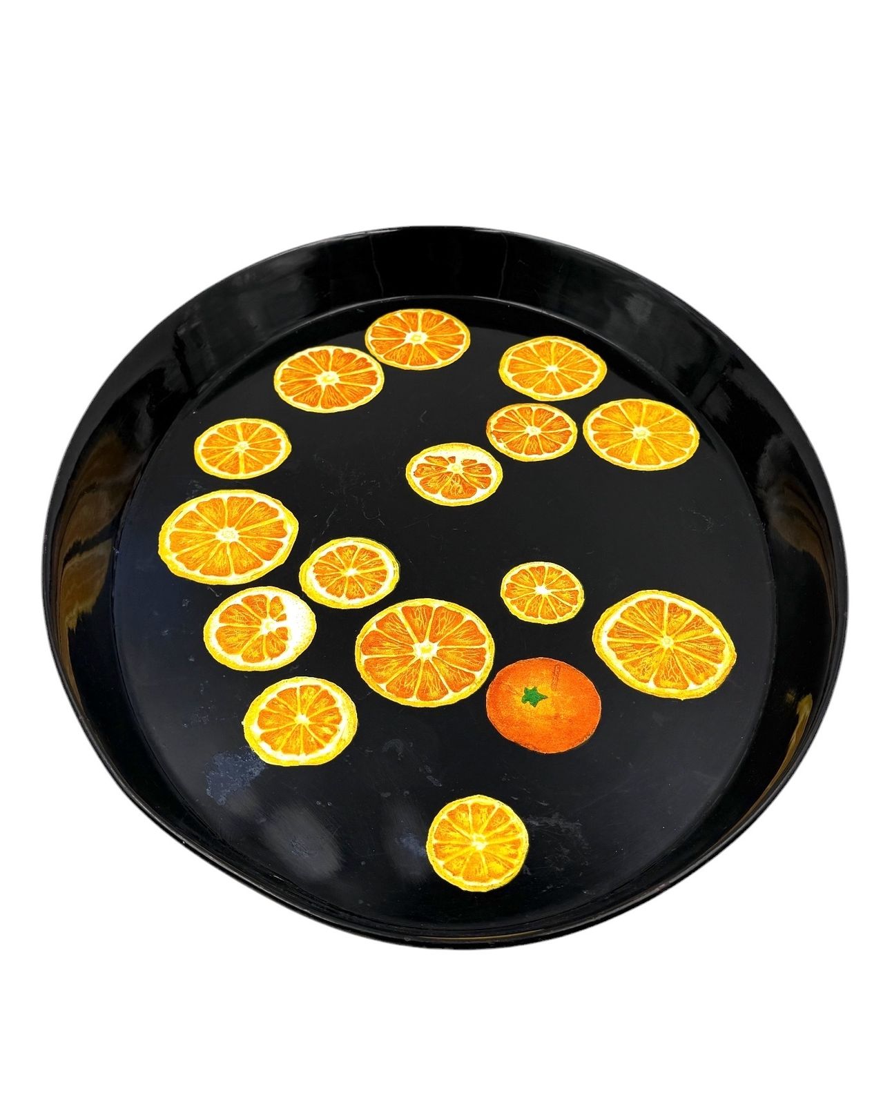 Piero Fornasetti, Oranges Tray, Atelier Fornasetti, Ca. 1955 photo vinterior