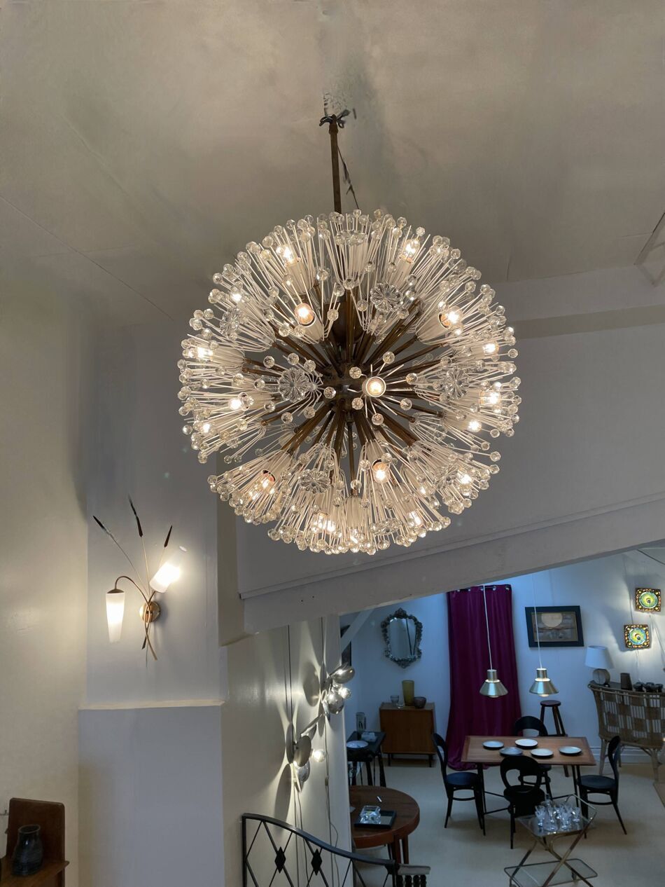 Large Chandelier By Emile Stejnar, Austria, Circa 1960. photo vinterior