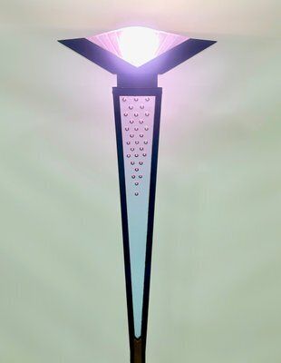 photo furniture Italian Modern Murano Glass Floor Lamp, 1980s