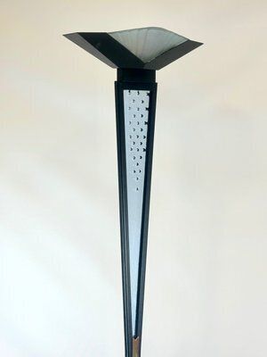 photo for sale Italian Modern Murano Glass Floor Lamp, 1980s