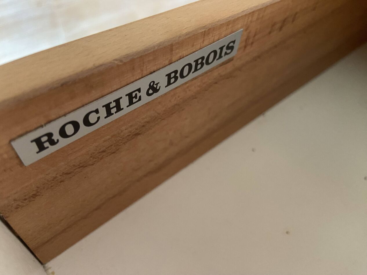 White Melamine Desk Published By Roche&Bobois Around 1970 photo buy
