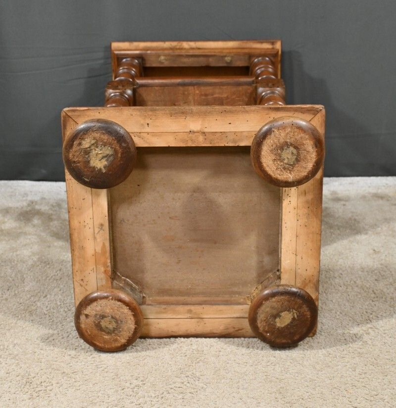 photo buy Small Solid Walnut Coffee Table, Louis Philippe Style – Late 19th Century