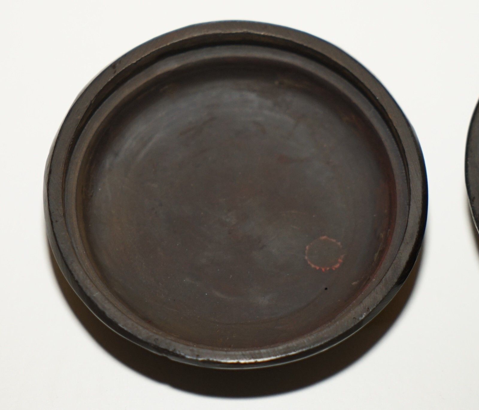 Exquisite Antique 18th Century Chinese Butterfly Cinnabar Lacquer Bowl & Cover photo vinterior