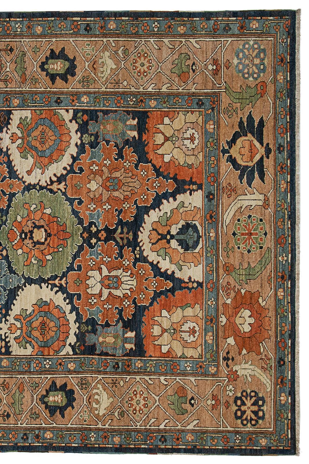 Antique Finished Serapi Carpet 313x260cm photo vinterior