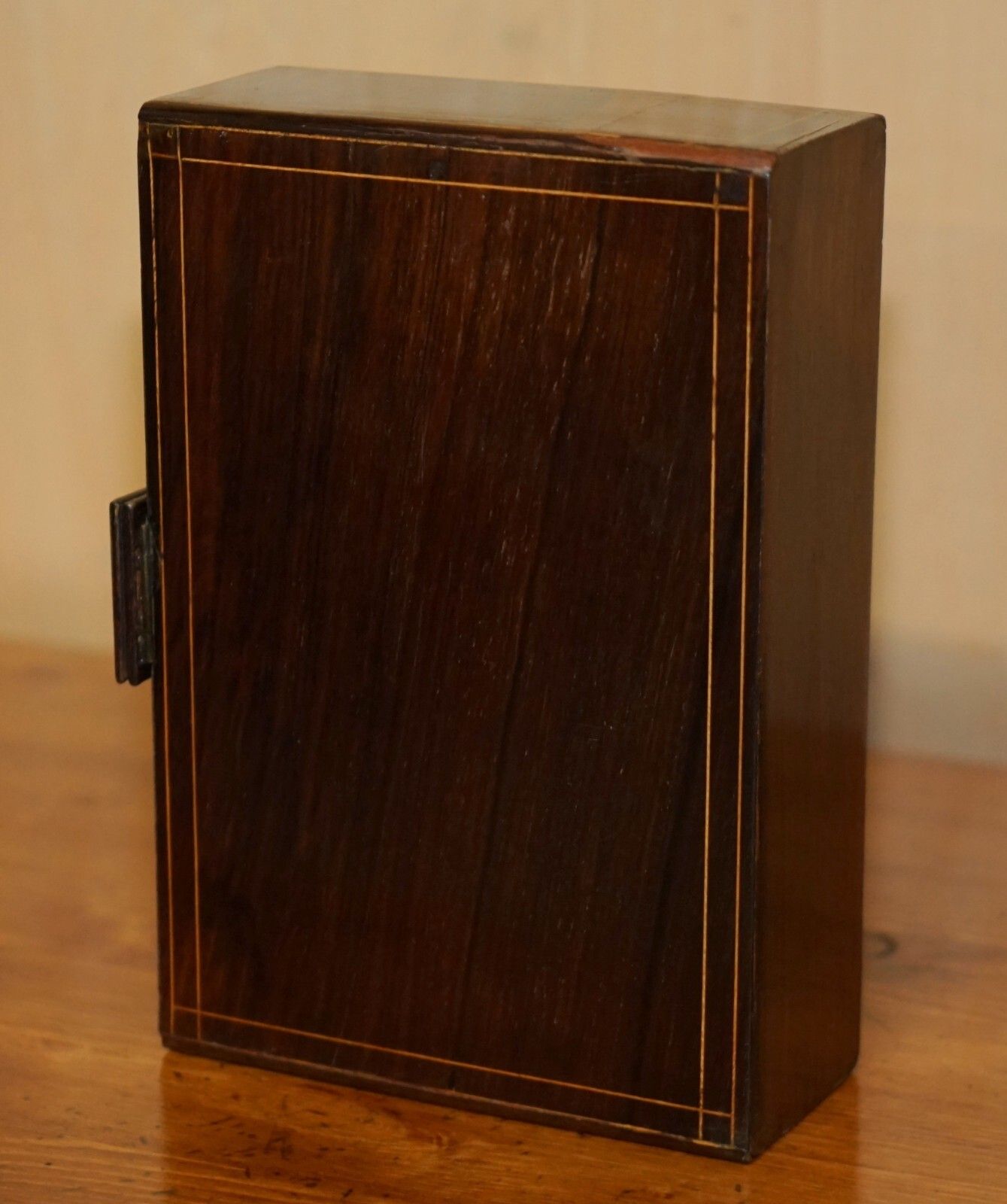 Home Decor Antique Regency Circa 1810 Rosewood Never Used Notepad Safe With Original Books photo