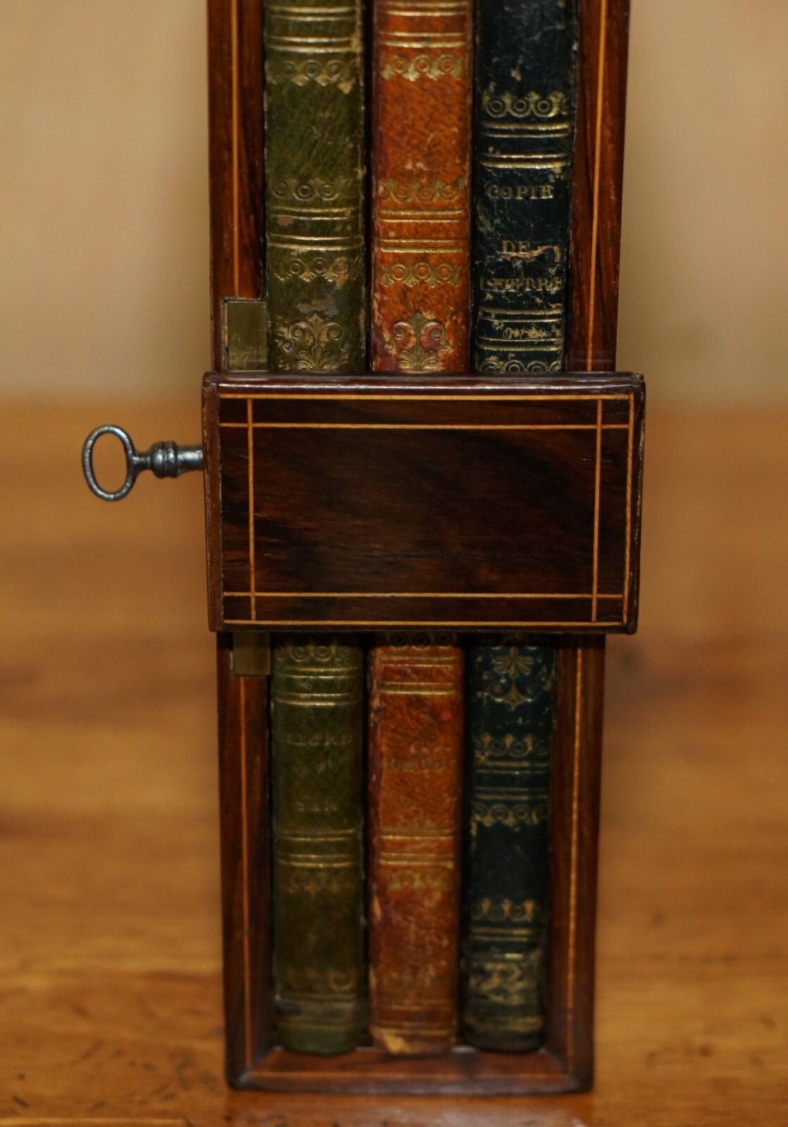 photo buy Antique Regency Circa 1810 Rosewood Never Used Notepad Safe With Original Books