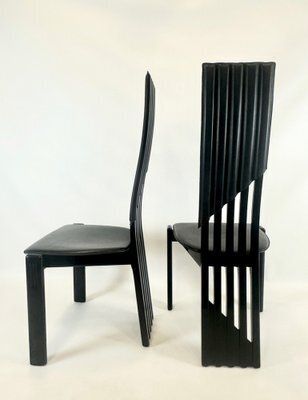Italian Modern Tripod Chairs From Lübke, 1980s, Set Of 4 photo buy
