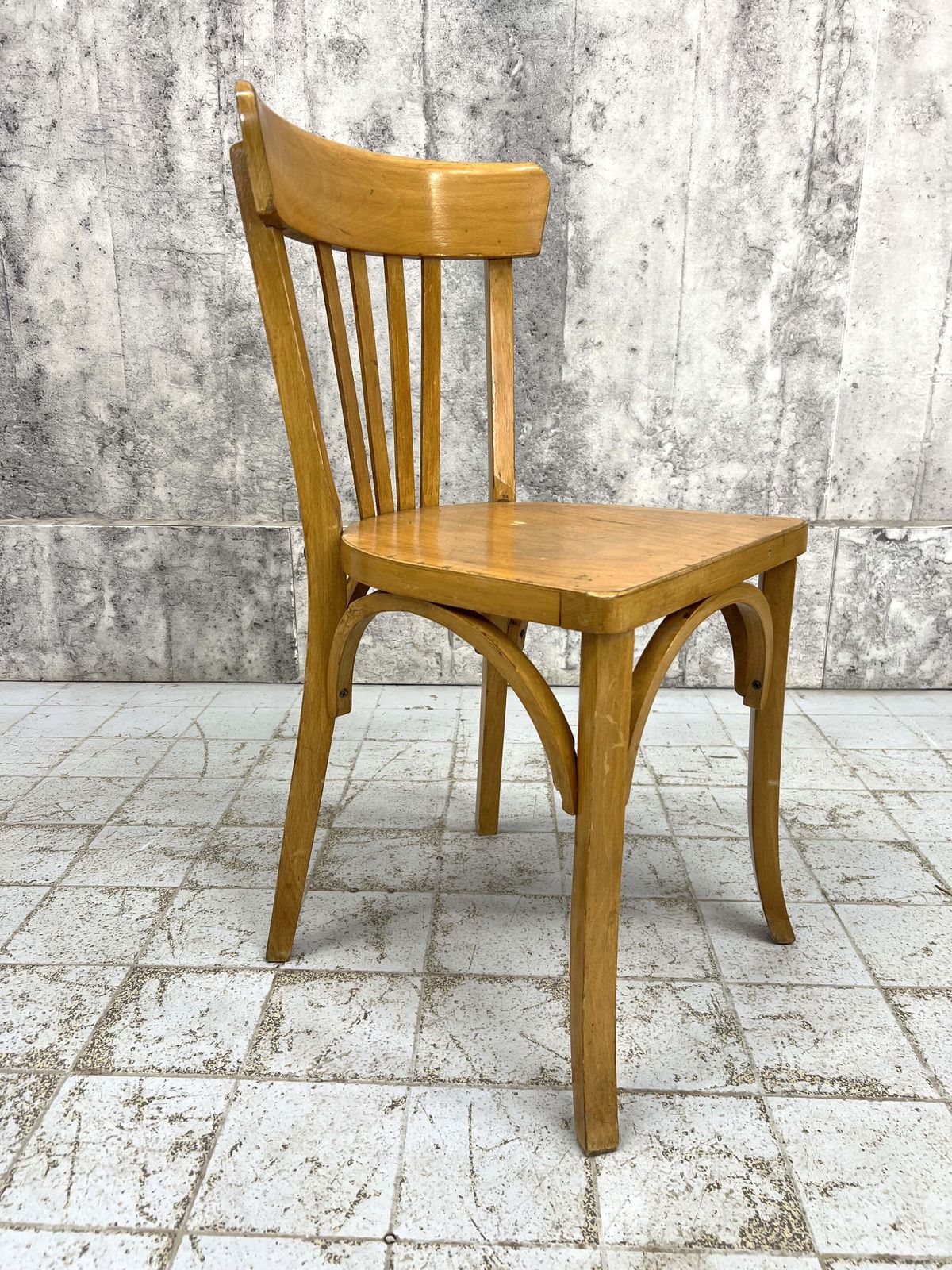 Set Of Three French Bistro Cafe Chairs photo for sale