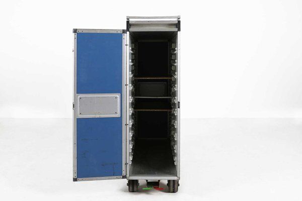 Vintage Industrial Blue Airplane Trolley, 1980 photo buy