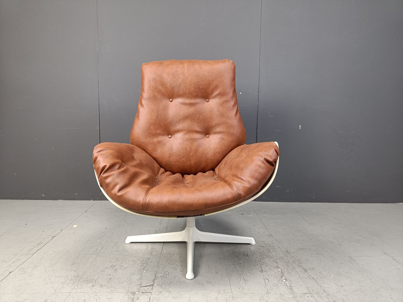 Space Age Fiberglass Swivel Chair, 1960s photo for sale