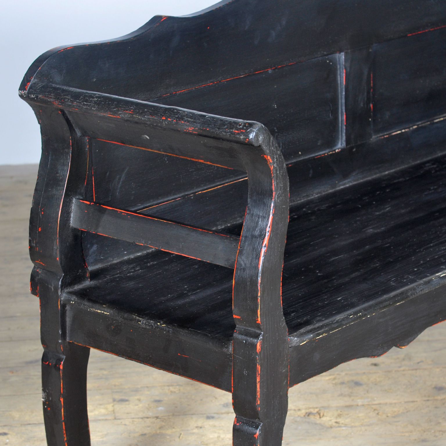 Antique Pine Bench, 1900s photo for sale