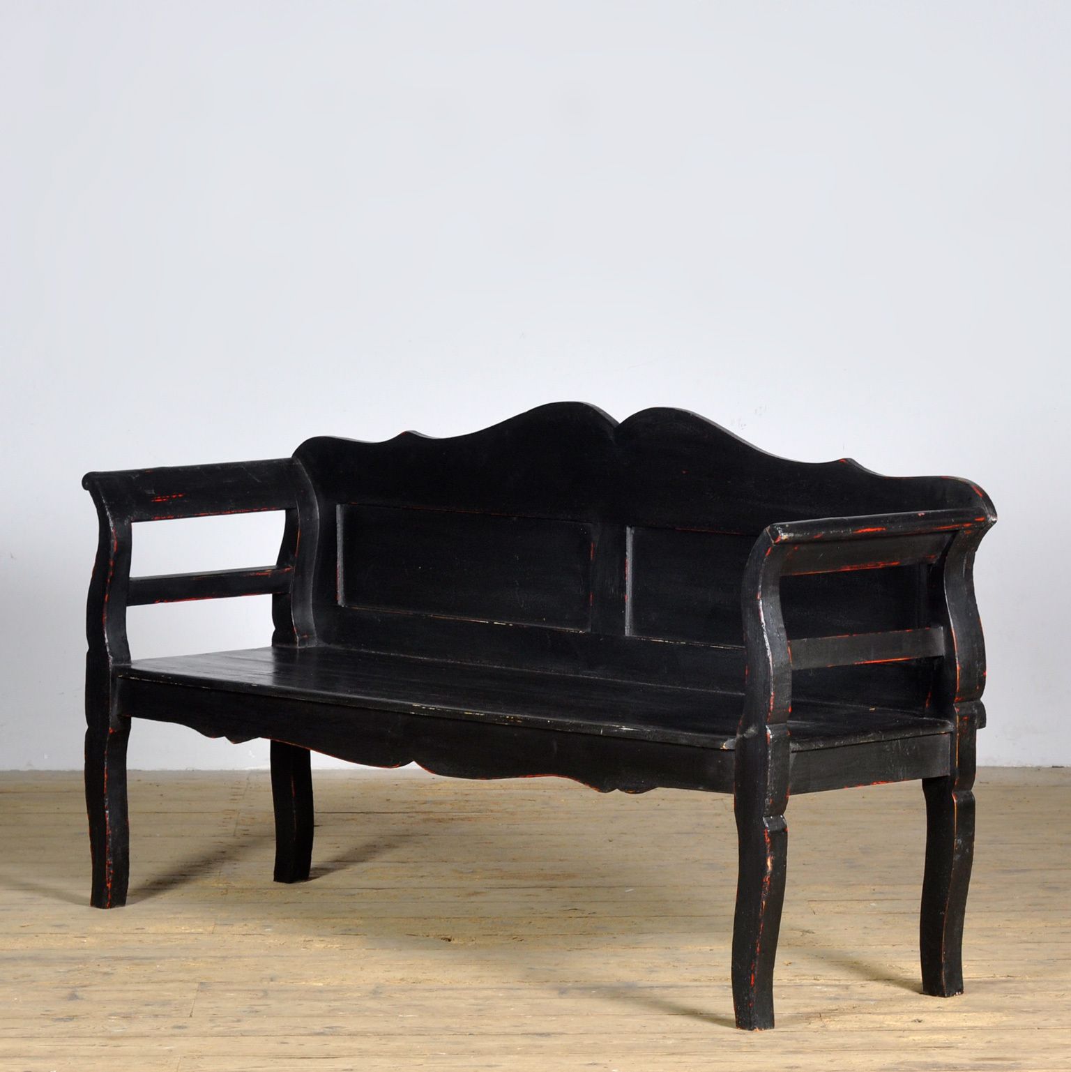 Antique Pine Bench, 1900s