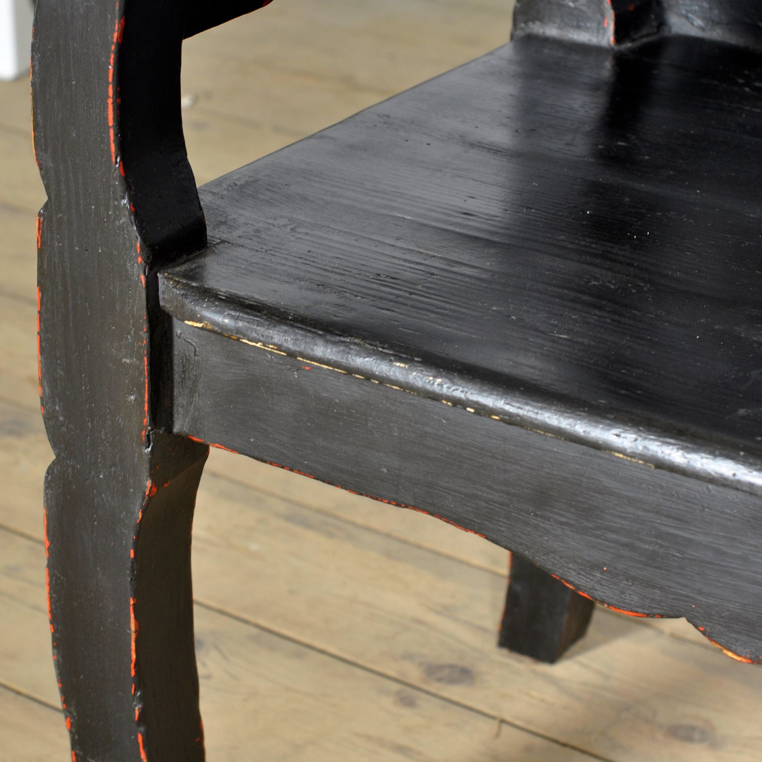 Antique Pine Bench, 1900s photo 795.0