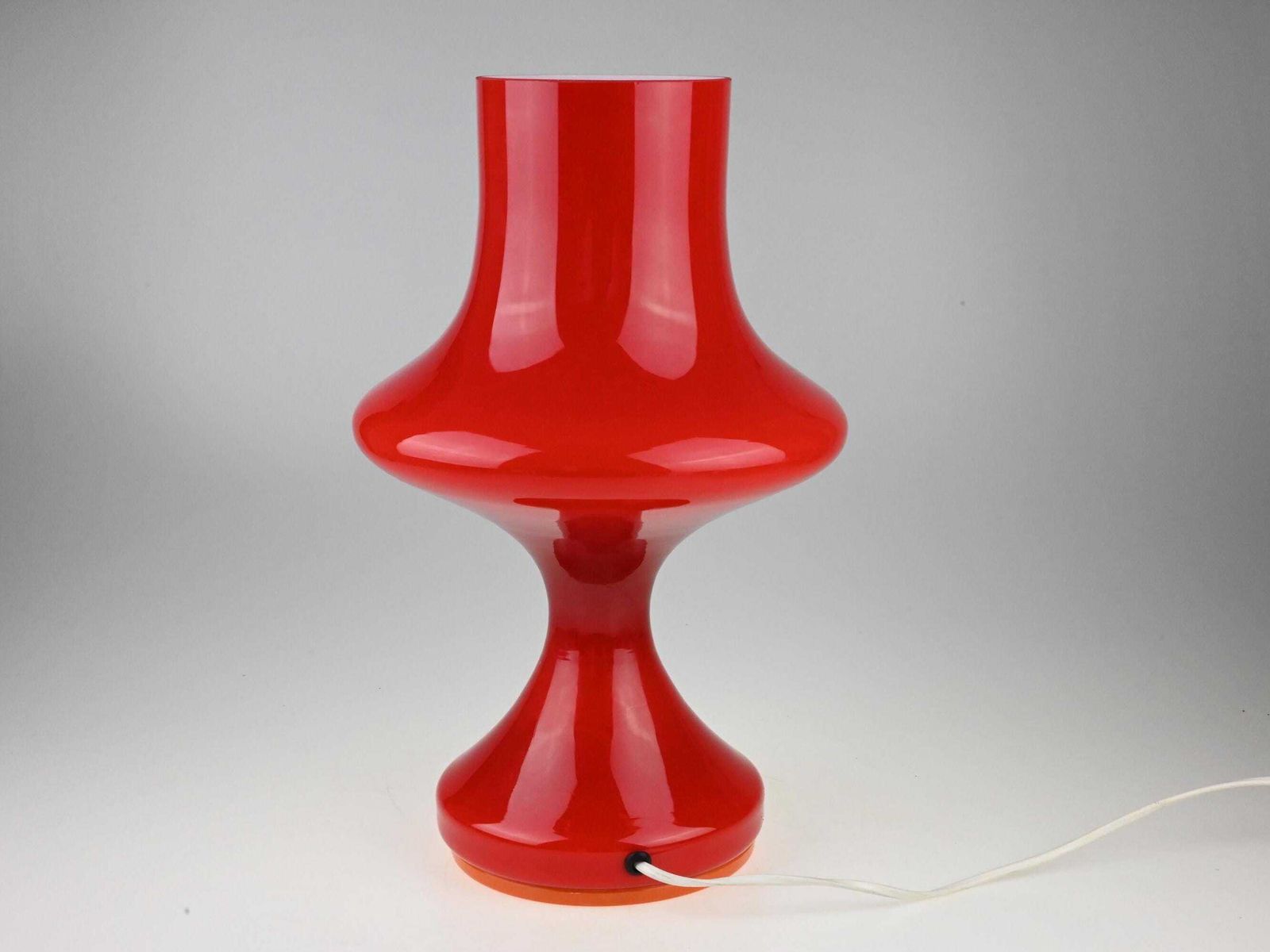Mid Century Lamp, Glass Lamp, Desk Lamp, Table Lamp, Bedside Lamp, Mid Century Light, Modern Lamp, Vintage Light, Vintage Lighting photo buy