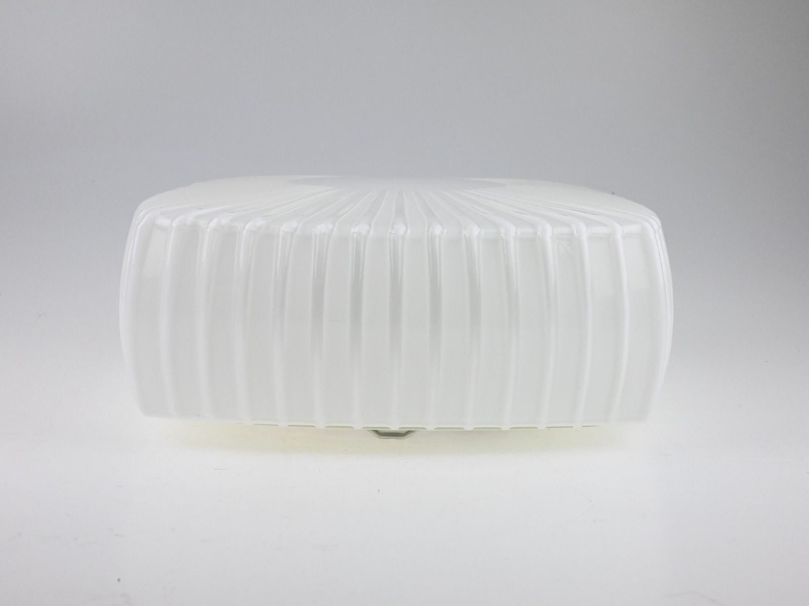 Vintage White, Vintage Czech Lamp, Round Glass Wall Light, Mid Century, Mid Century Lamp photo 112.0