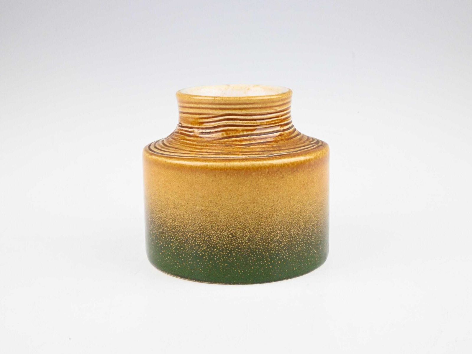 Vintage Czech Ceramic Vase, Czech Pottery, Small Ceramic Vase, Ceramic Vase, Pottery Vase, Mid Century Vase, Vintage Vase, Small Brown Vase photo for sale