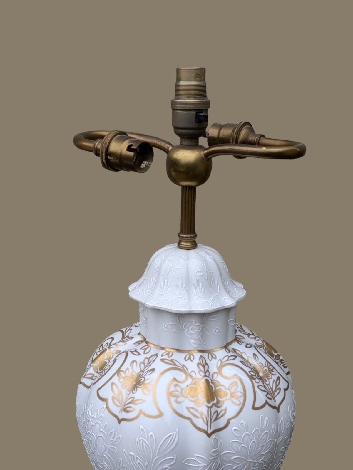 photo furniture Beautiful Large Pair Of Paris Porcelain Table Lamps Qianlong Style
