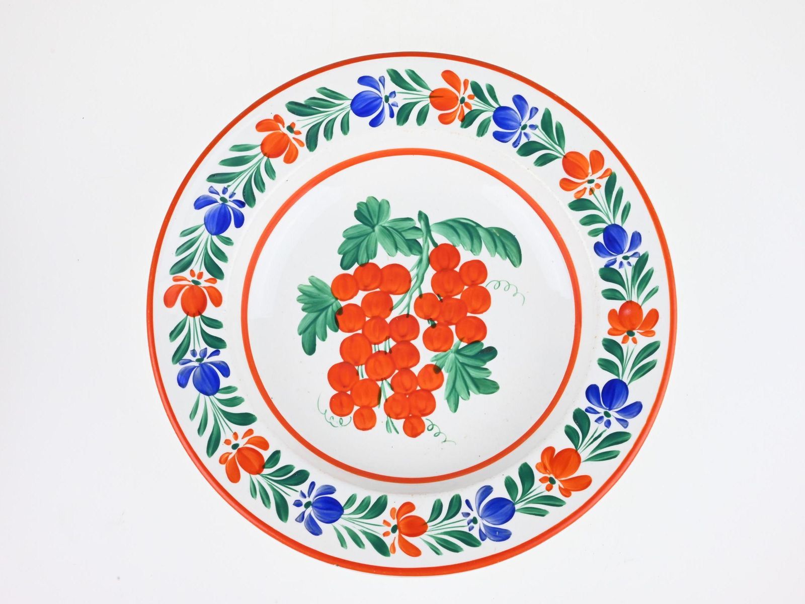 Set Of 8 Antique Decorative Wall Plates, Set Of Ceramic Plates, Floral Ceramic Plates, Ceramic Plates, Pottery Plates, Antique Plates photo buy