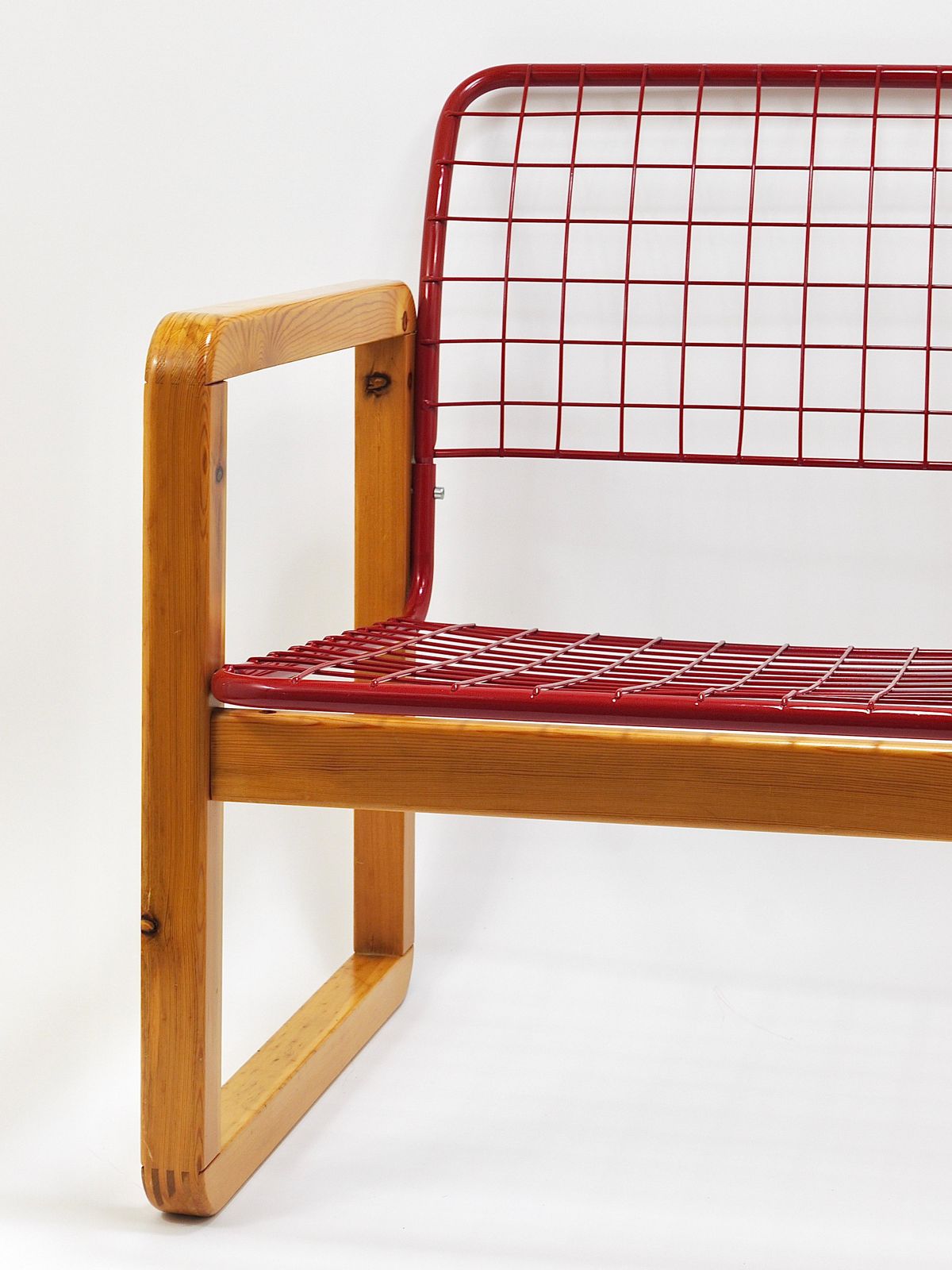 photo vinterior Postmodern Wire Lounge Chair Armchair Sälen, Knut & Marianne Hagberg, Ikea, 1982