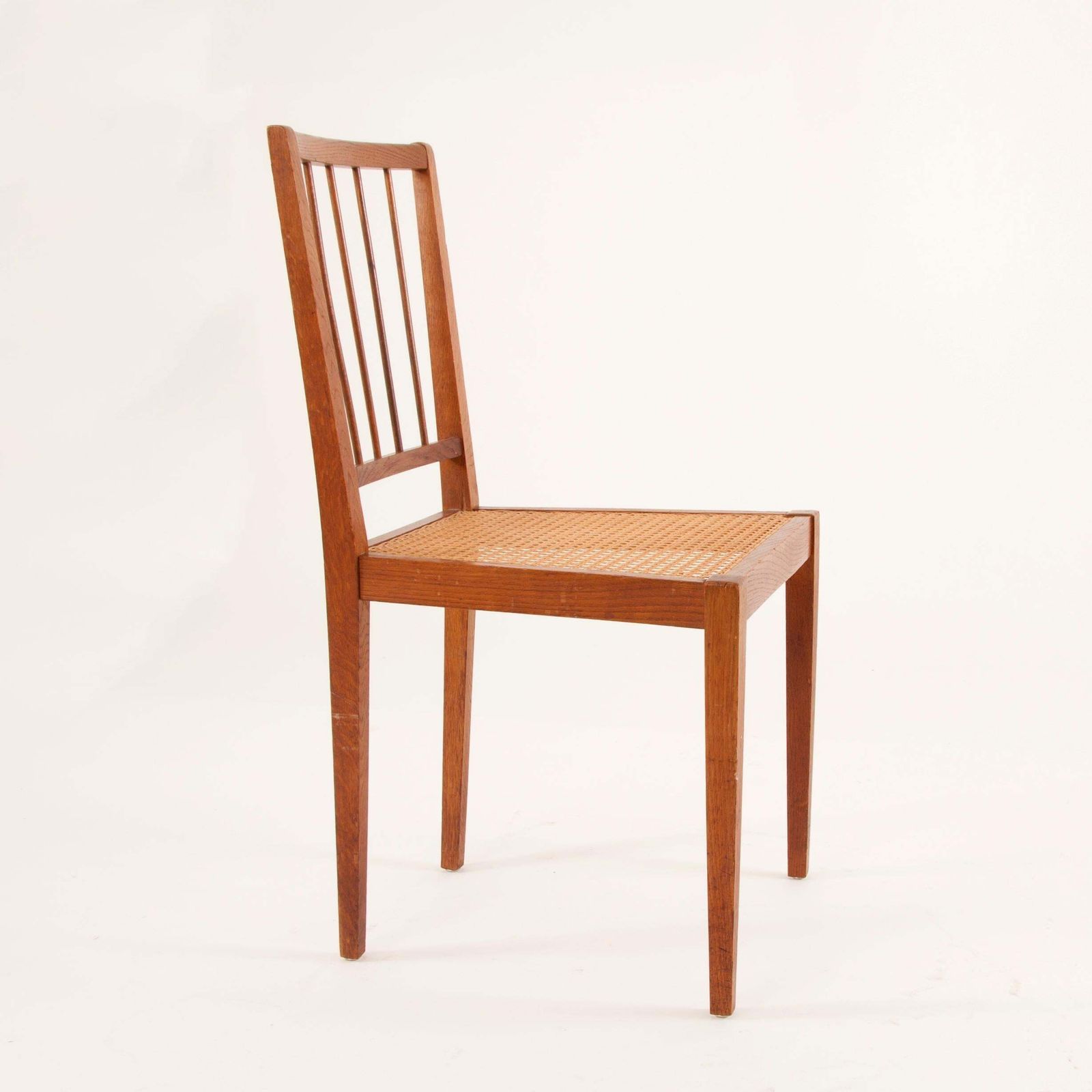 Two Elegant Werkstätte Hagenauer Chairs M006 By Julius Jirasek, Austria, 1930 photo for sale