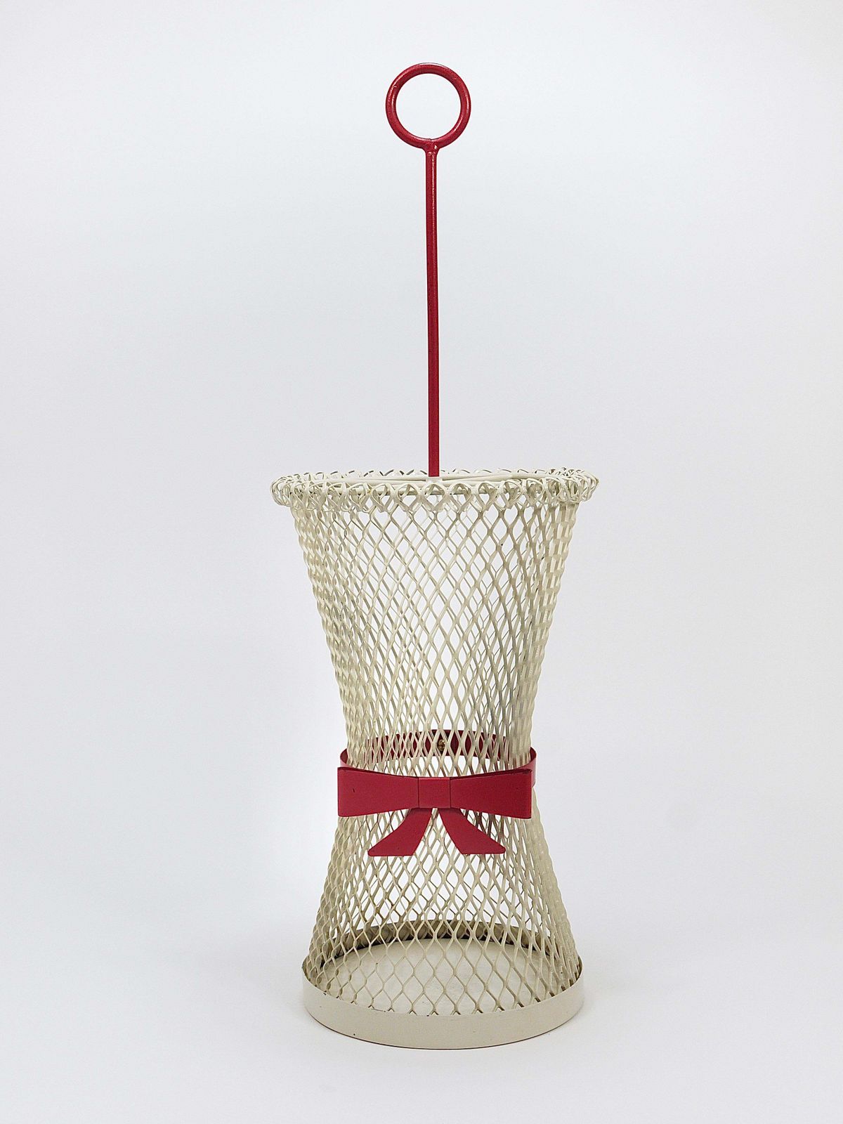 Mathieu Matégot Style Tie Bow Umbrella Stand, Mid Century, Metal, France, 1950s photo buy