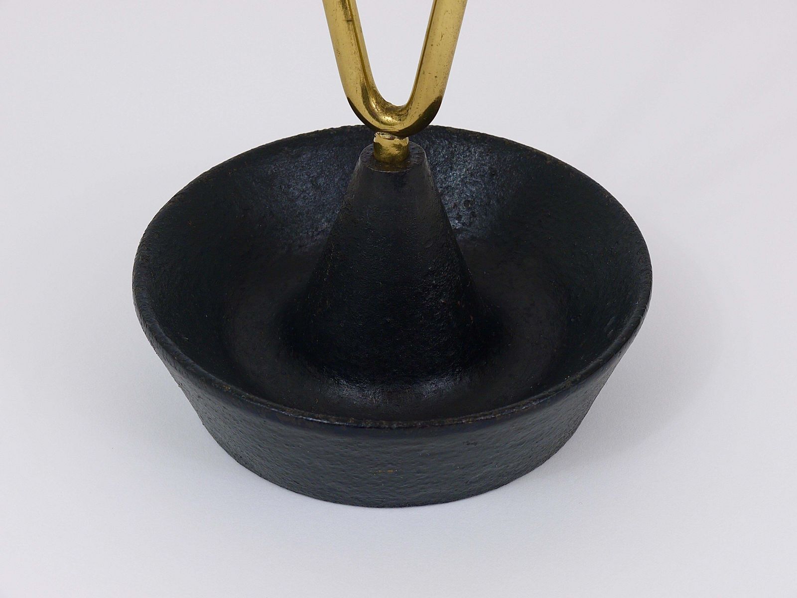 Carl Auböck Mid Century Brass And Cast Iron Umbrella Stand, Austria, 1950s photo furniture