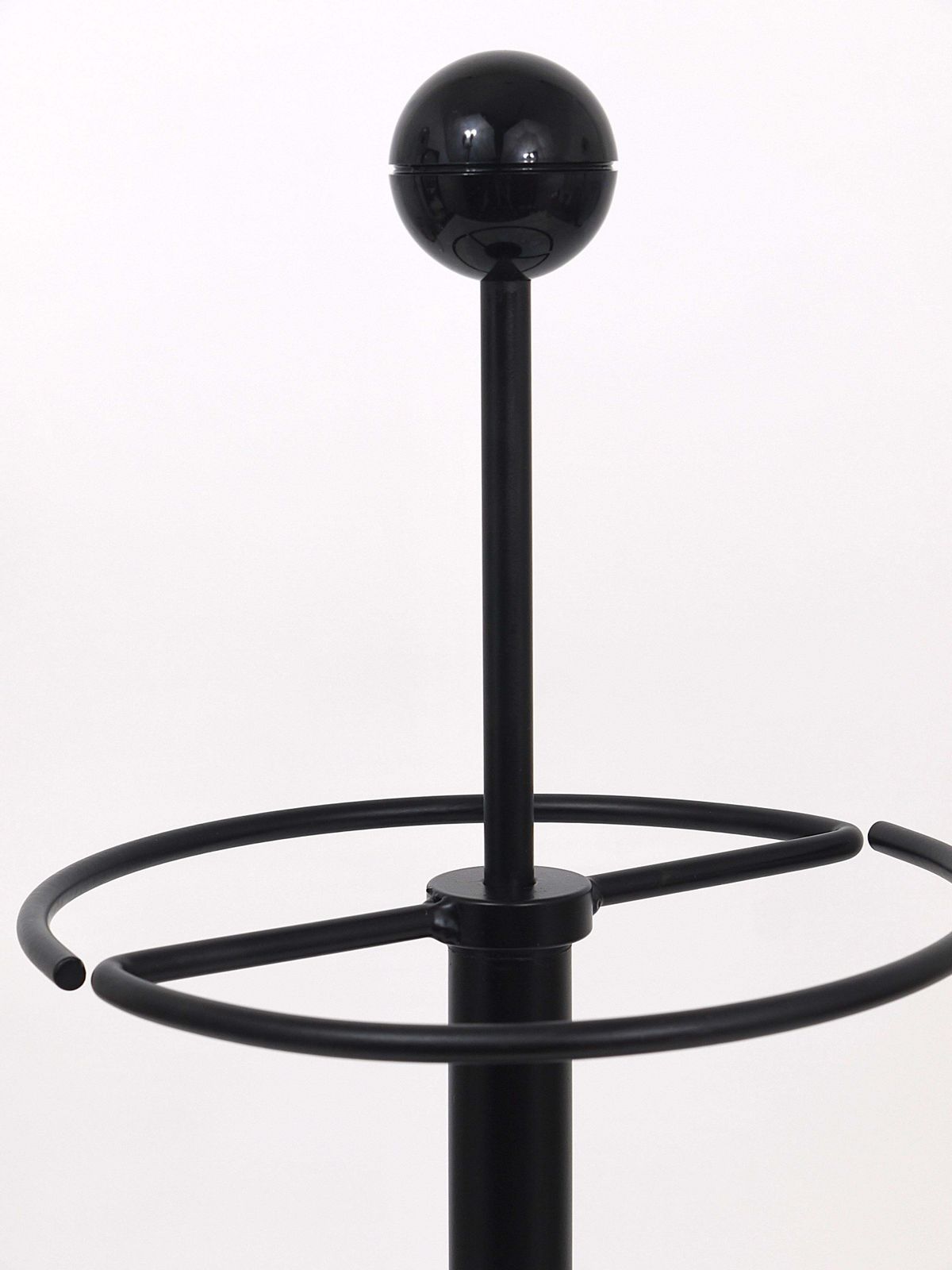 photo furniture Black Post Modern Castiglioni Memphis Style Umbrella Stand, Italy, 1980s
