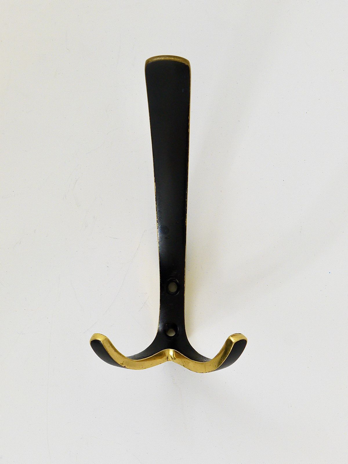 Up To 10 Midcentury Brass Double Wall Hooks By Herta Baller, Austria, 1950s photo 161.0