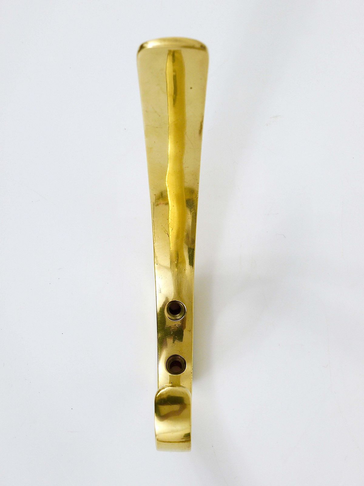 9x Midcentury Brass Wall Coat Hooks By Herta Baller Vienna, Austria,  1950s photo vintage