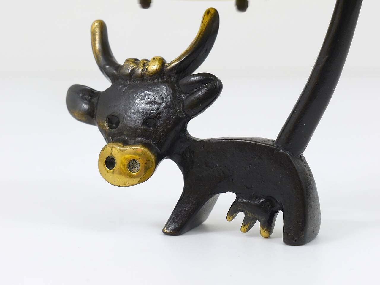 photo furniture Walter Bosse Cow Figurine Table Thermometer By Herta Baller, Austria, 1950s
