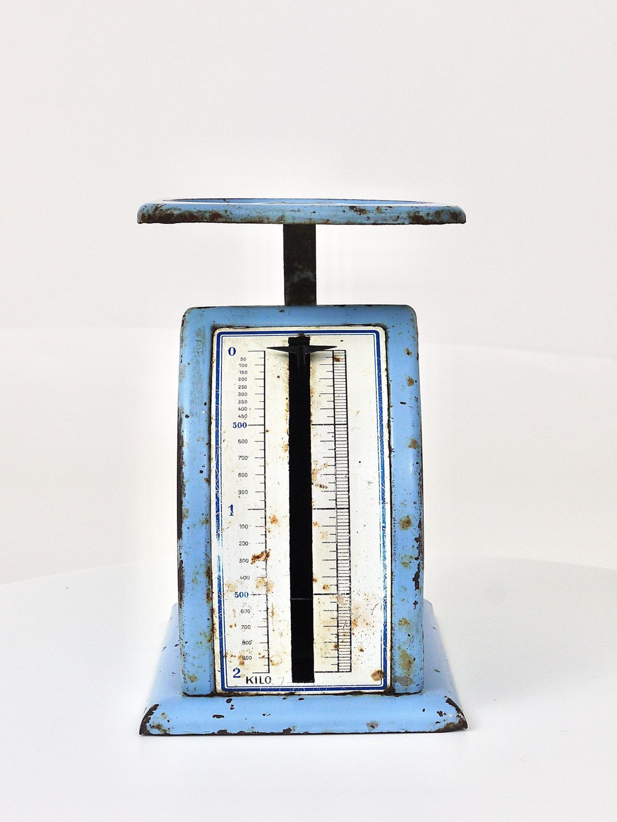 Decorative Blue Marianne Brandt Avantgarde Bauhaus Letter Scale, 1930s, Germany photo furniture