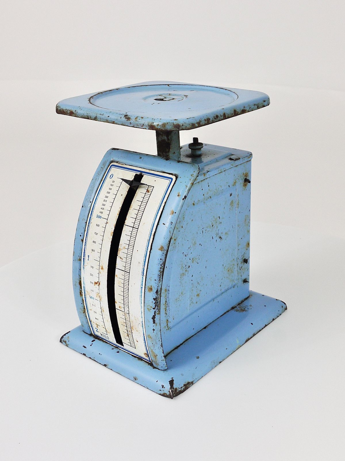 photo buy Decorative Blue Marianne Brandt Avantgarde Bauhaus Letter Scale, 1930s, Germany