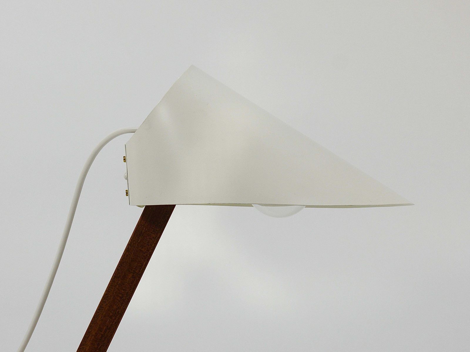 photo buy Two J.T. Kalmar Vienna  „Billy Tl“ White Mid Century Table Desk Lamps, Austria