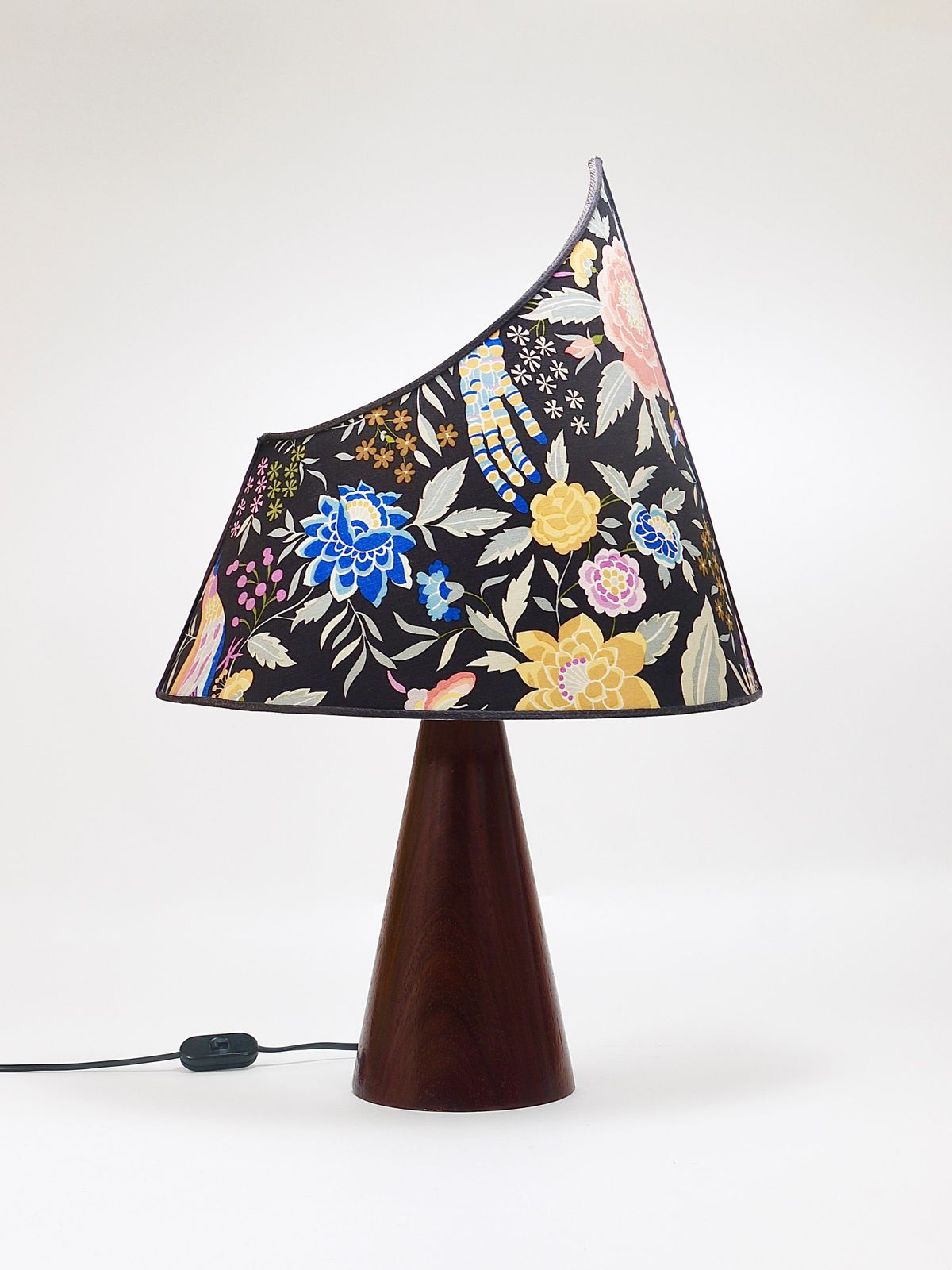 A Pair Missoni Post Modern Table Side Lamps By Massimo Valloto, Italy, 1980s photo 2902.0