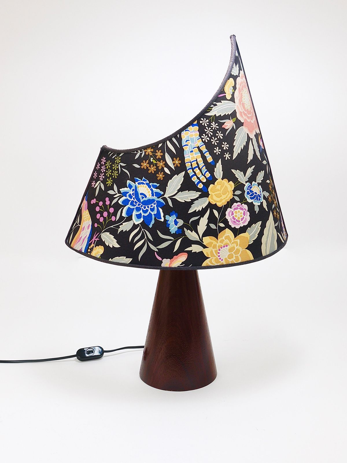 Lighting A Pair Missoni Post Modern Table Side Lamps By Massimo Valloto, Italy, 1980s photo