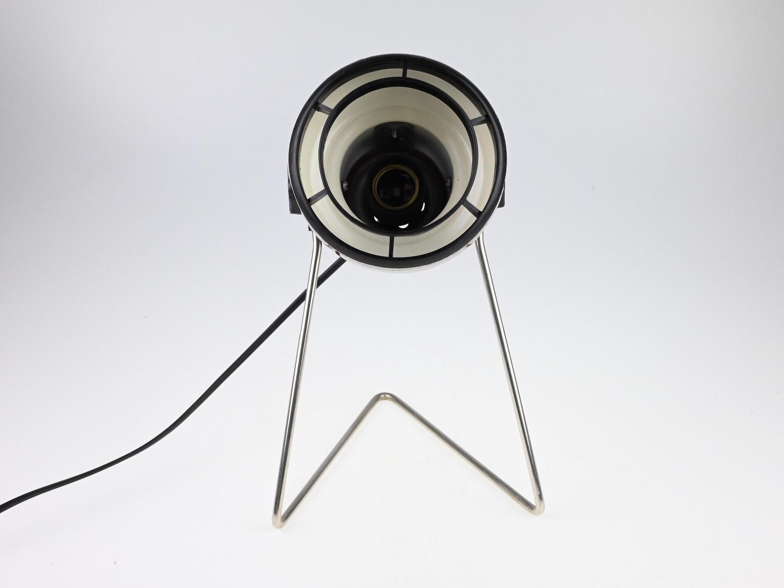 Vintage Brown Table Lamp, Mid Century Lamp, Desk Lamp, Bedside Lamp, Brown Lamp, Table Light, Retro Lighting, Vintage Lamp, Brown Desk Lamp photo Lighting