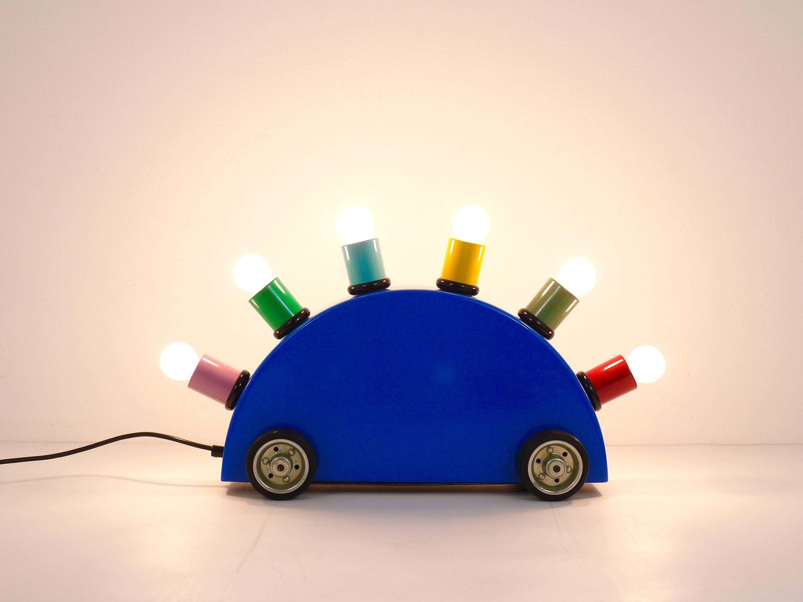 Martine Bedin 1st Edition Super Lamp, Memphis Milano, Postmodern, Italy, 1980s photo Lighting